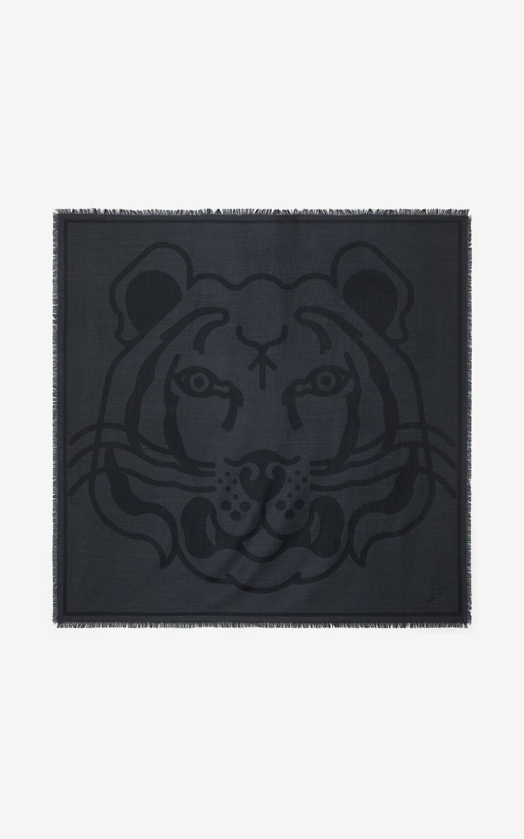 Kenzo K Tiger wool Moška Naglavni Trak Temno Siva SI-2575239